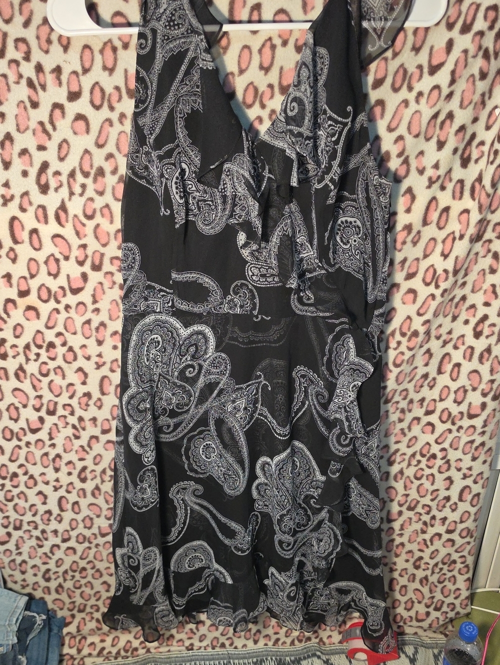White House Black Market Black Paisley Jacket